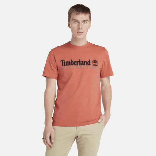 Kurzarm-T-Shirt mit Logo für Herren in , Mann, , Größe: M - Timberland - Modalova
