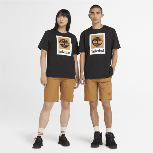 All Gender Logo Stack T-Shirt in /Weiß, , Größe: M - Timberland - Modalova