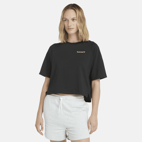 T-shirt Traspirante da Donna in colore nero, Donna, colore nero, Taglia: L - Timberland - Modalova