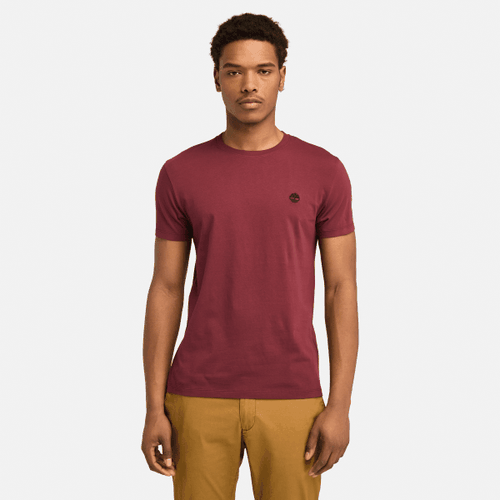 T-shirt (Slim) a Maniche Corte con Logo sul Petto Oyster River da Uomo in scuro, Uomo, , Taglia: L - Timberland - Modalova