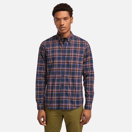 Camicia a Quadri in Popeline Elasticizzato da Uomo in , Uomo, , Taglia: 3XL - Timberland - Modalova