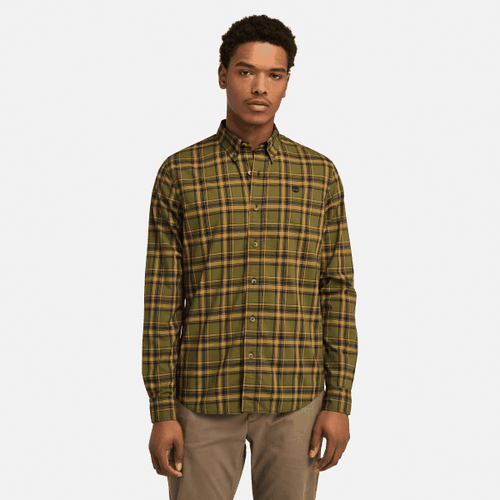 Camicia a Quadri in Popeline Elasticizzato da Uomo in , Uomo, , Taglia: XXL - Timberland - Modalova