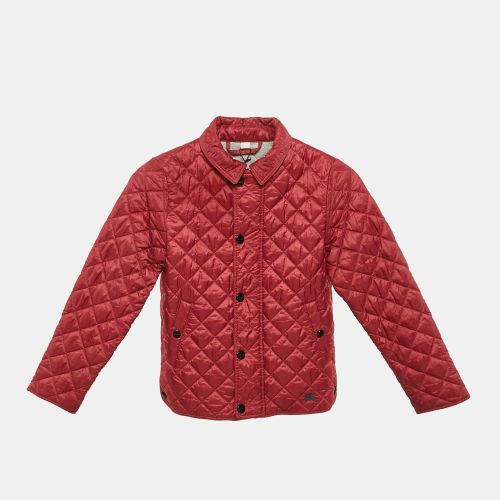 Kids Diamond Quilted Synthetic Jacket 8 Yrs - Burberry - Modalova