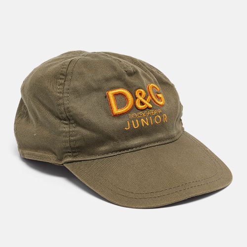 Junior Embroidered Cotton Baseball Cap S - D&G - Modalova