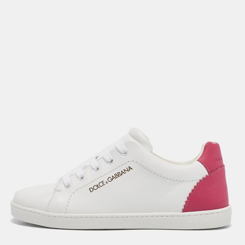 Pink Leather Low Top Sneakers Size 31 - Dolce & Gabbana - Modalova