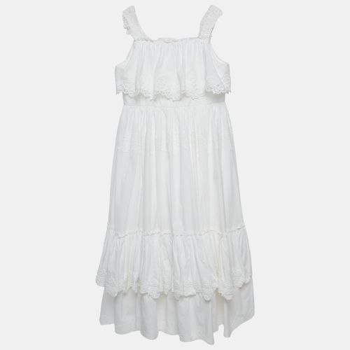 Cotton Lace Trimmed Dress (11-12 Yrs) - Dolce & Gabbana - Modalova