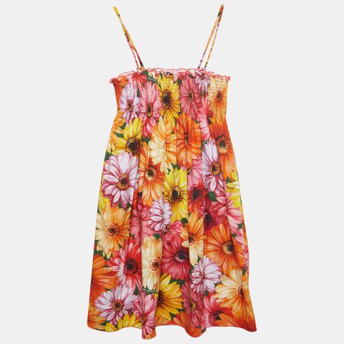 Floral Printed Cotton Poplin Dress (11-12 Yrs) - Dolce & Gabbana - Modalova