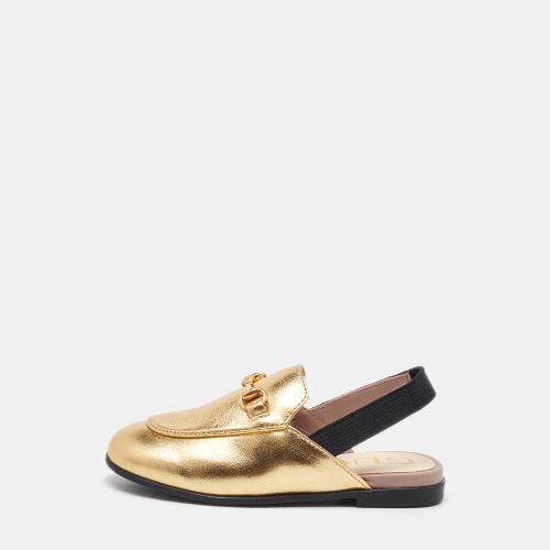 Leather Kids Princetown Slingback Sandals Size 24 - Gucci - Modalova