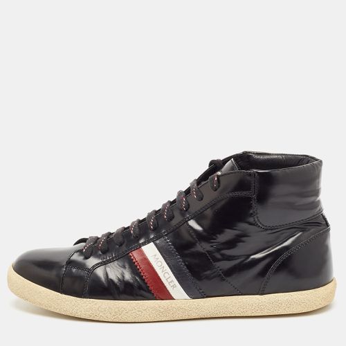 Brushed Leather High Top Sneakers Size 43 - Moncler - Modalova