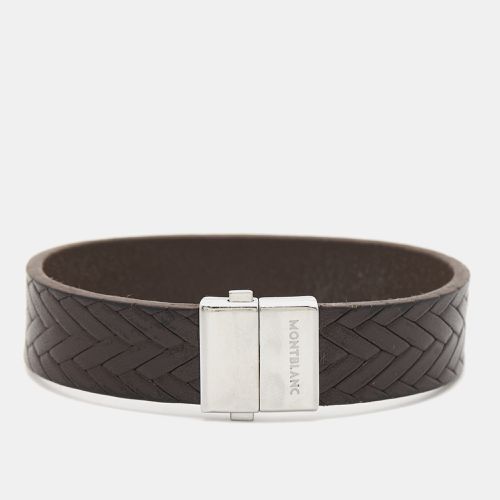 Leather Stainless Steel Bracelet - Montblanc - Modalova