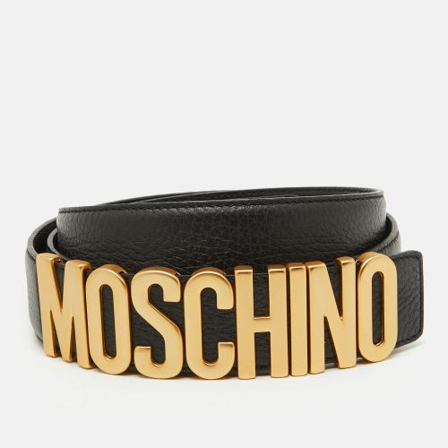 Leather Classic Logo Belt 105 CM - Moschino - Modalova