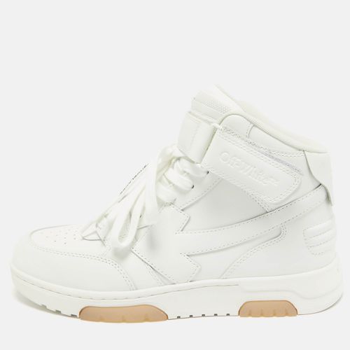 Off- Leather Out Of Office High Top Sneakers Size 41 - Off-White - Modalova