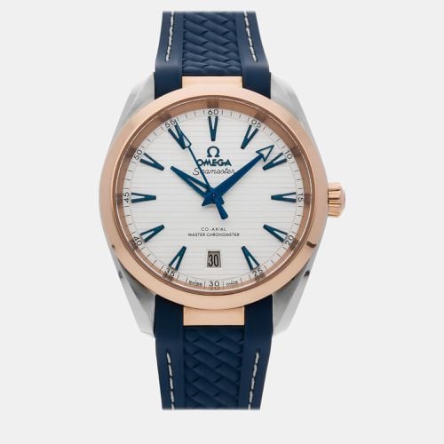 K Rose Gold Stainless Steel Seamaster Aqua Terra 220.22.38.20.02.001 Automatic Men's Wristwatch 38 mm - Omega - Modalova