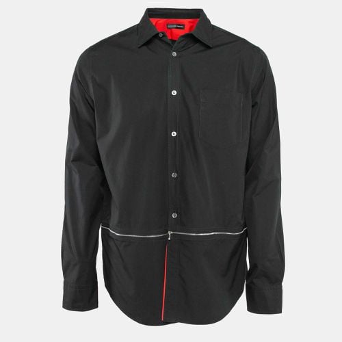 Cotton Zip Detail Shirt XL - Alexander McQueen - Modalova