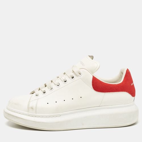 Red Leather and Suede Oversized Sneakers Size 40 - Alexander McQueen - Modalova