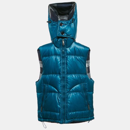 Nylon Quilted Zip-Up Hooded Reversible Jacket S - Burberry Brit - Modalova