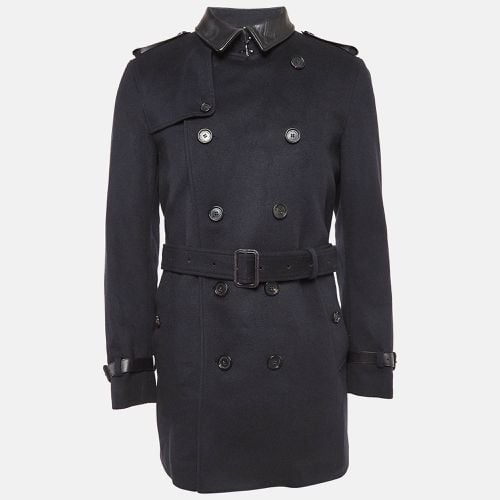 Wool Blend Double Breasted Coat XL - Burberry London - Modalova