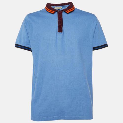 Cotton Contrast Trim Polo T-Shirt XXL - Burberry - Modalova