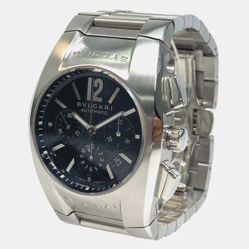 Stainless Steel Ergon EG35SCH Automatic Men's Wristwatch 35 mm - Bvlgari - Modalova