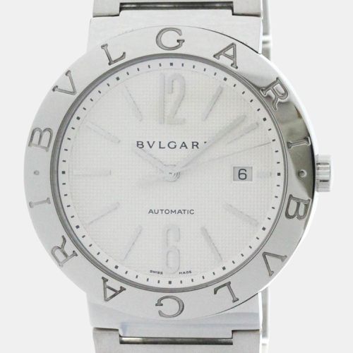 Stainless Steel BB42SS Automatic Men's Wristwatch 42 mm - Bvlgari - Modalova