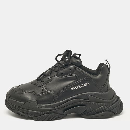 Leather Triple S Lace Up Sneakers Size 43 - Balenciaga - Modalova