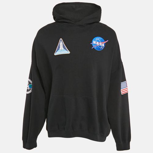 Nasa Applique Cotton Knit Hoodie XS - Balenciaga - Modalova