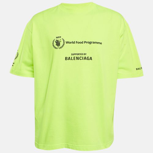 Neon Cotton World Food Programme Oversized T-Shirt XL - Balenciaga - Modalova