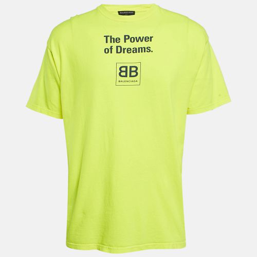 Neon Yellow Jersey The Power Of Dreams T-Shirt S - Balenciaga - Modalova