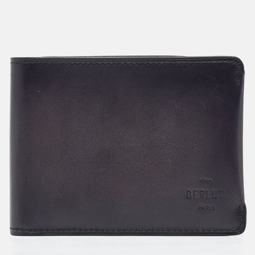 Midnight Leather Bifold Wallet - Berluti - Modalova