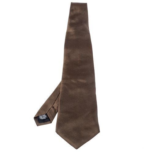 Boss By Hugo Boss Brown Silk Tie - Boss By Hugo Boss - Modalova