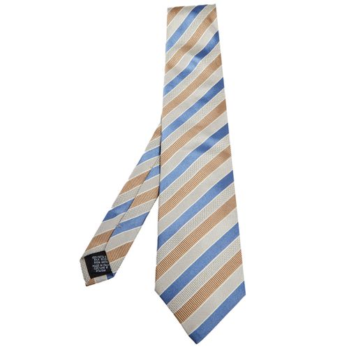 Striped Silk Jacquard Tie - Boss By Hugo Boss - Modalova