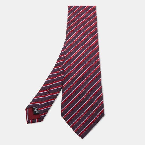 Diagonal Striped Silk Tie - Boss By Hugo Boss - Modalova