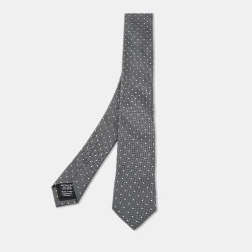 Dot Patterned Jacquard Silk Tie - Boss By Hugo Boss - Modalova