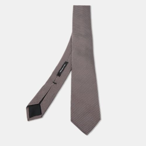 Red & Patterned Jacquard Silk Tie - Boss By Hugo Boss - Modalova