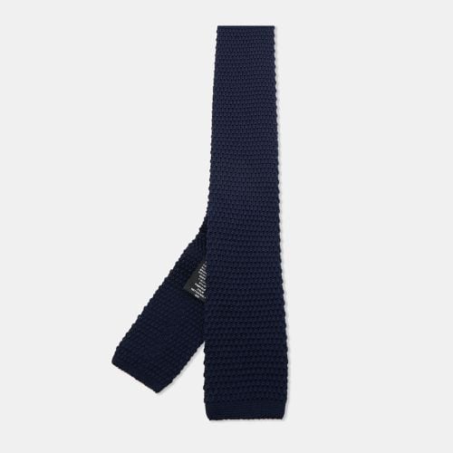 Cotton Knit Slim Tie - Boss By Hugo Boss - Modalova