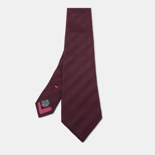 Stripe Patterned Silk Tie - Boss By Hugo Boss - Modalova