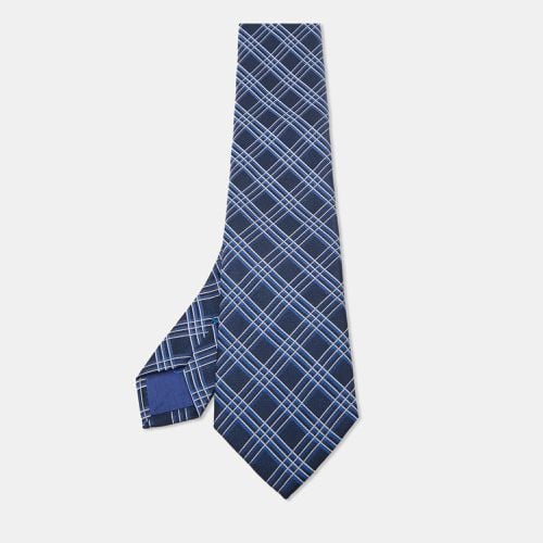 Boss by Hugo Boss Check Patterned Silk Tie - Boss By Hugo Boss - Modalova