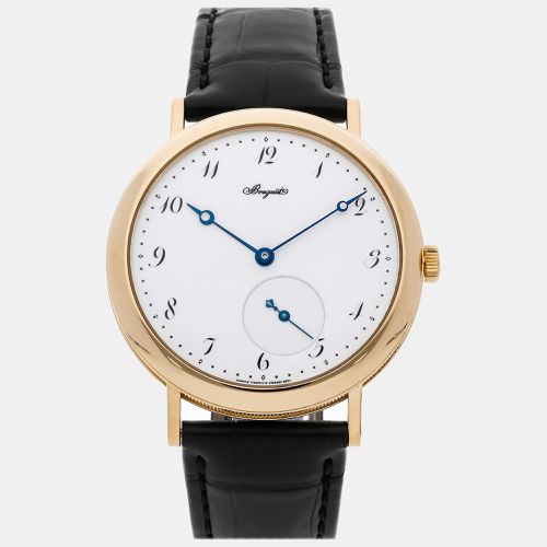 K Yellow Gold Classique 5140BA/29/9W6 Automatic Men's Wristwatch 40 mm - Breguet - Modalova