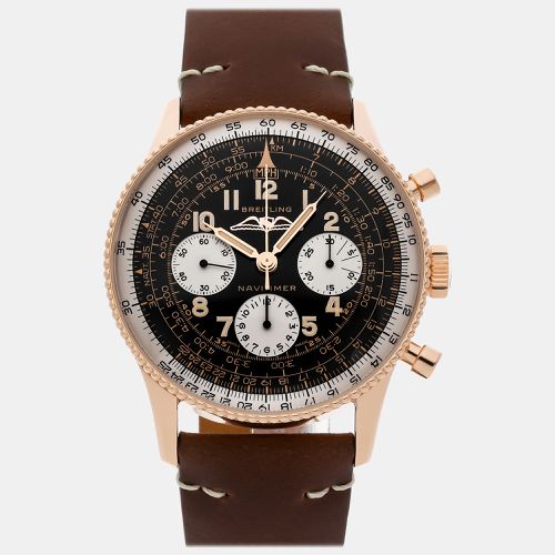 K Rose Gold Navitimer RB0910371B1X1 Manual Winding Men's Wristwatch 41 mm - Breitling - Modalova