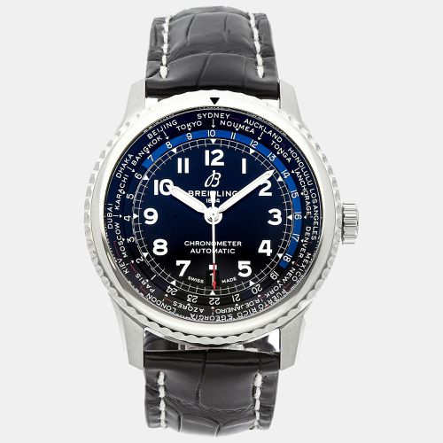 Stainless Steel Aviator AB3521U41B1P2 Automatic Men's Wristwatch 43 mm - Breitling - Modalova