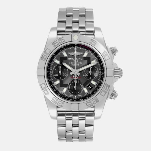 Stainless Steel Chronomat AB0140 Automatic Men's Wristwatch 41 mm - Breitling - Modalova