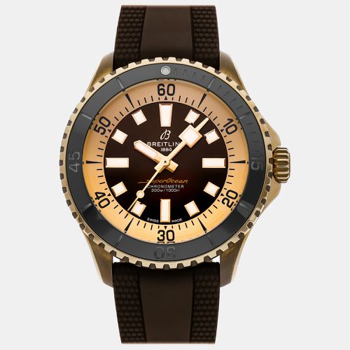 Bronze Stainless Steel Superocean Heritage A103703A1Q1W1 Automatic Men's Wristwatch 42 mm - Breitling - Modalova