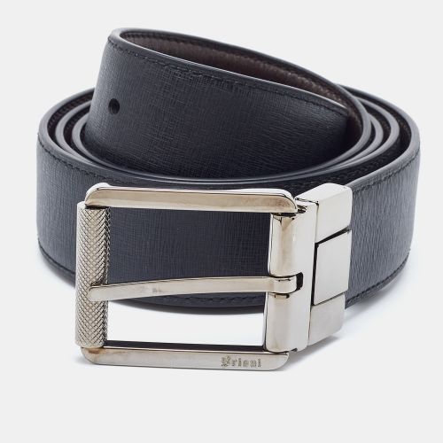 Brown Leather Cut to Size Reversible Buckle Belt - Brioni - Modalova