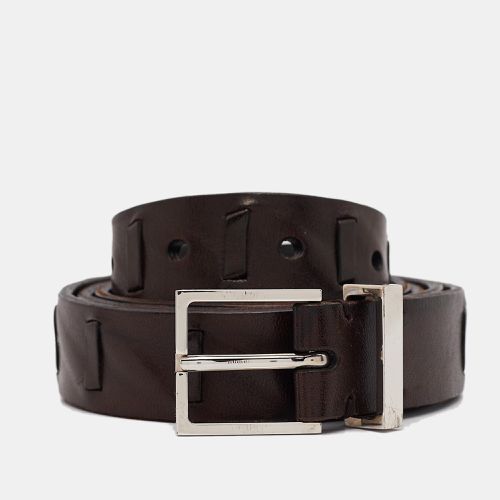 Leather Buckle Belt 95 CM - Brunello Cucinelli - Modalova