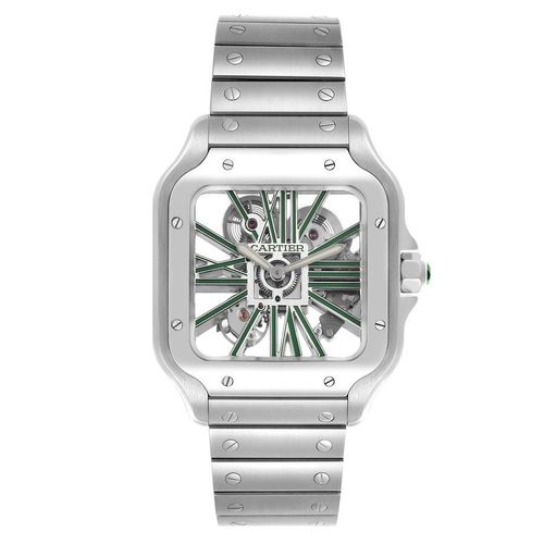 Skeleton Horloge Santos Steel Men's Watch 39.7 mm - Cartier - Modalova