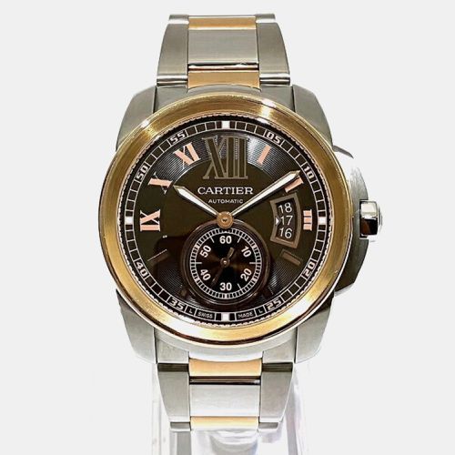 Stainless Steel Calibre de W7100050 Automatic Men's Wristwatch 42 mm - Cartier - Modalova