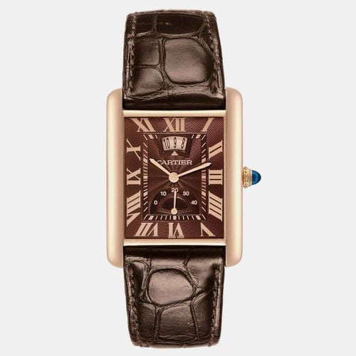 Tank Louis XL Dial Rose Gold Mens Watch W1560002 29.2 mm x 38.0 mm - Cartier - Modalova