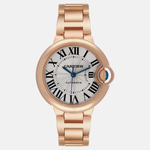 Ballon Bleu 33 mm Automatic Rose Gold Dial Ladies Watch WGBB0042 - Cartier - Modalova