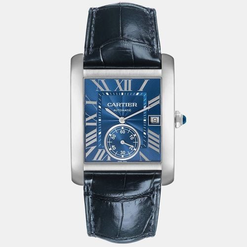 Tank MC Dial Automatic Steel Men's Watch 34.3 mm - Cartier - Modalova