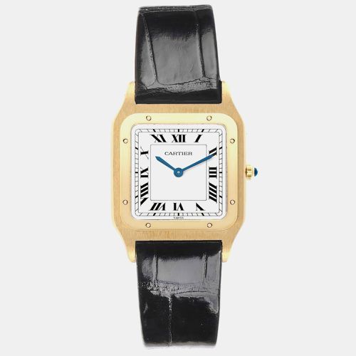 Santos Dumont Paris Yellow Gold Manual Watch 15751 27 mm x 36 mm - Cartier - Modalova